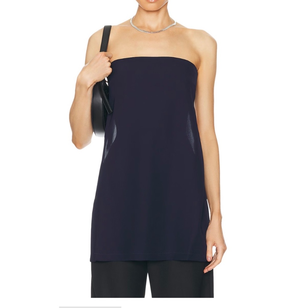St. Agni Strapless Buckle Back Top